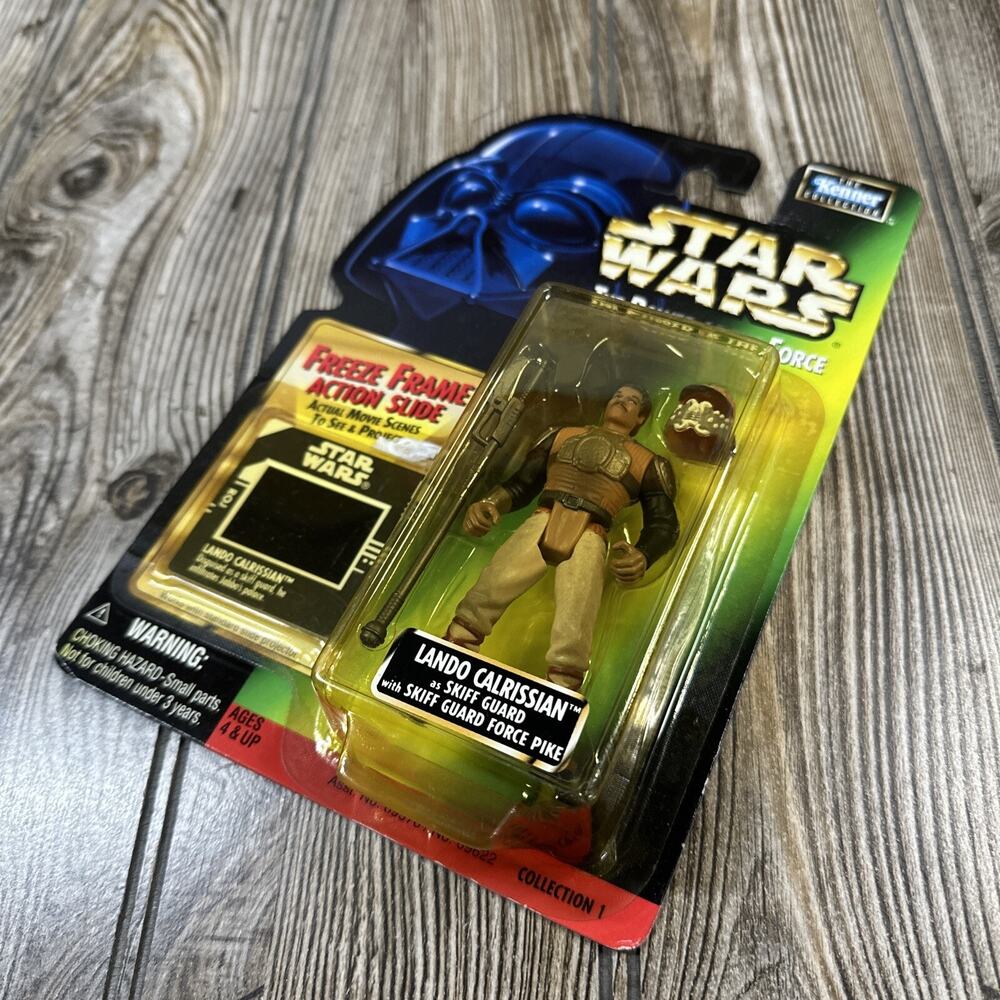 Star Wars Figure Power of The Force Lando Calrissian Hasbro Kenner 1995 Skiff